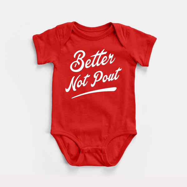 Better Not Pout - Red - Full Front