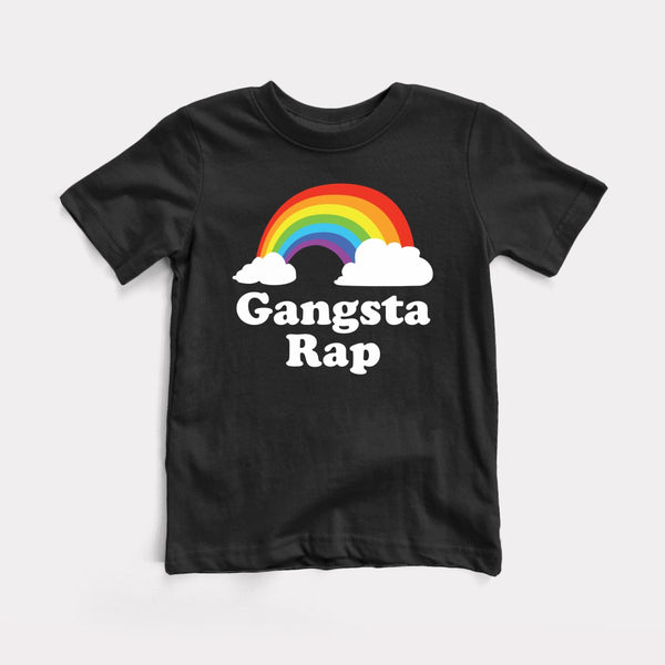 Gangsta Rap - Black - Full Front