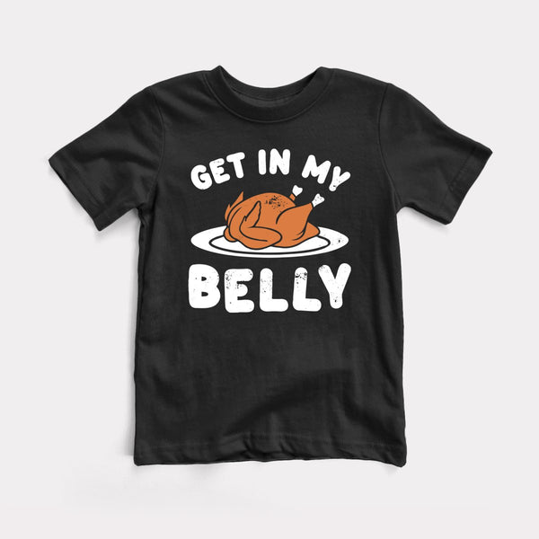 Get In My Belly - Black - Full Front