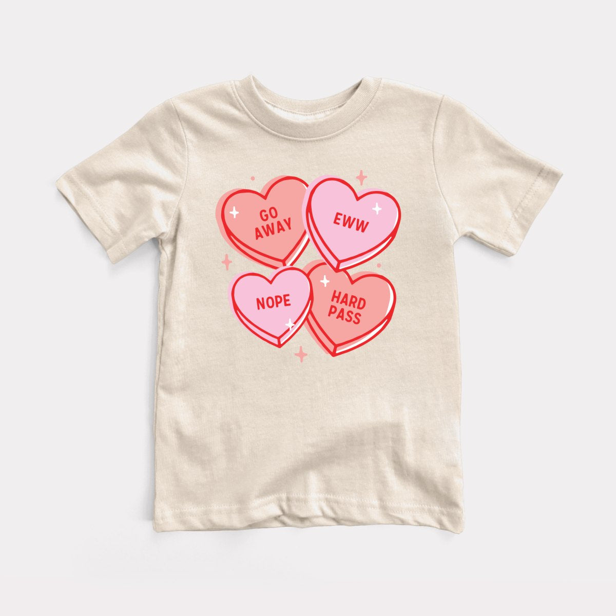 Candy Conversation Heart Go Away T-Shirt