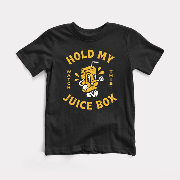 Hold My Juice Box - Black - Full Front