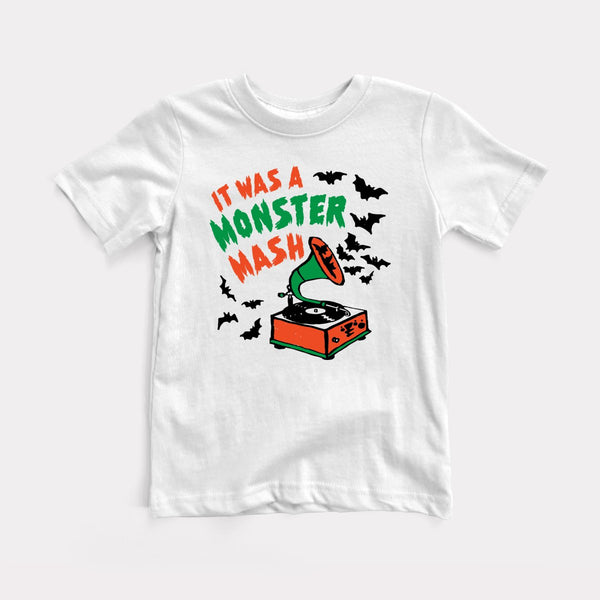 It Was A Monster Mash - White - Full Front