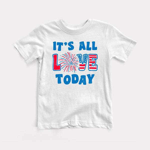 It's All Love Today - White - Full Front
