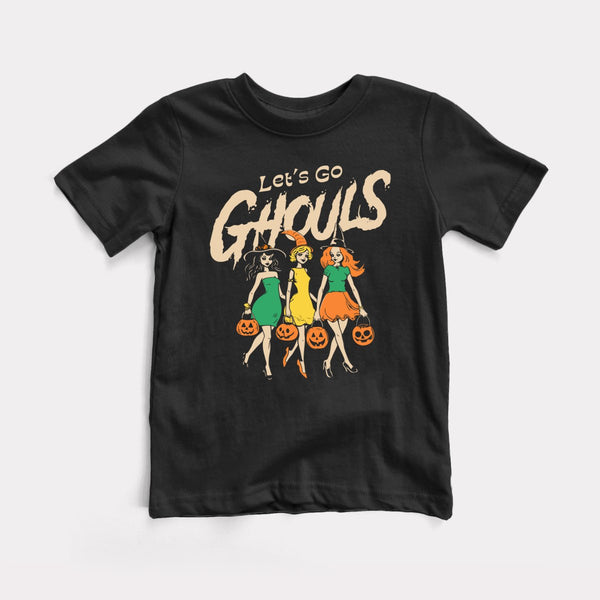 Let's Go Ghouls - Black - Full Front