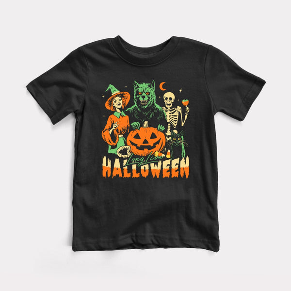 Long Live Halloween - Black - Full Front