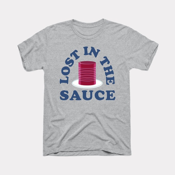 Lost In The Sauce - Athletic Heather - Full Front