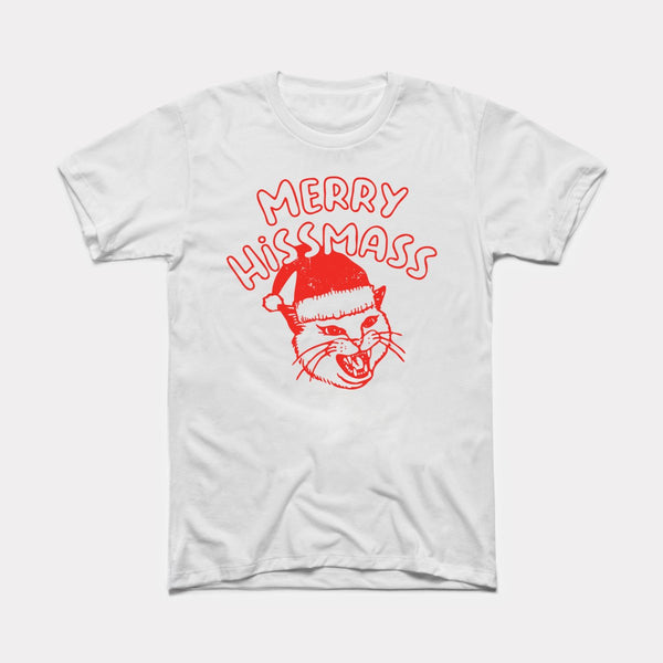 Merry Hissmass - White - Full Front