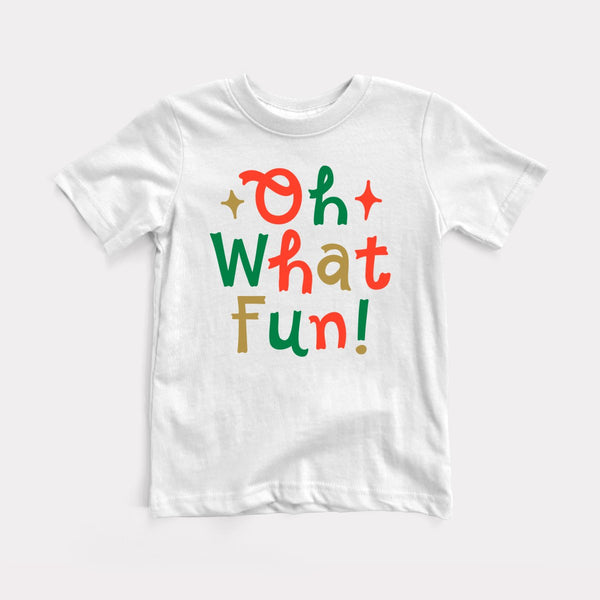 Oh What Fun - White - Full Front