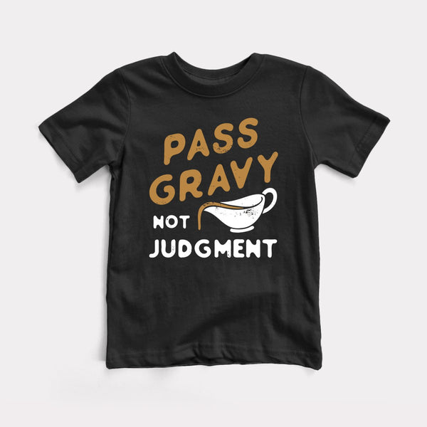 Pass Gravy Not Judgment - Black - Full Front