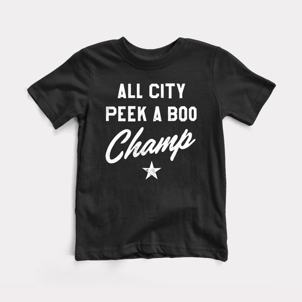 Peek A Boo Champ - Black - Full Front