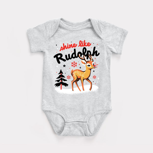 Shine Like Rudolph - Ash - Full Front