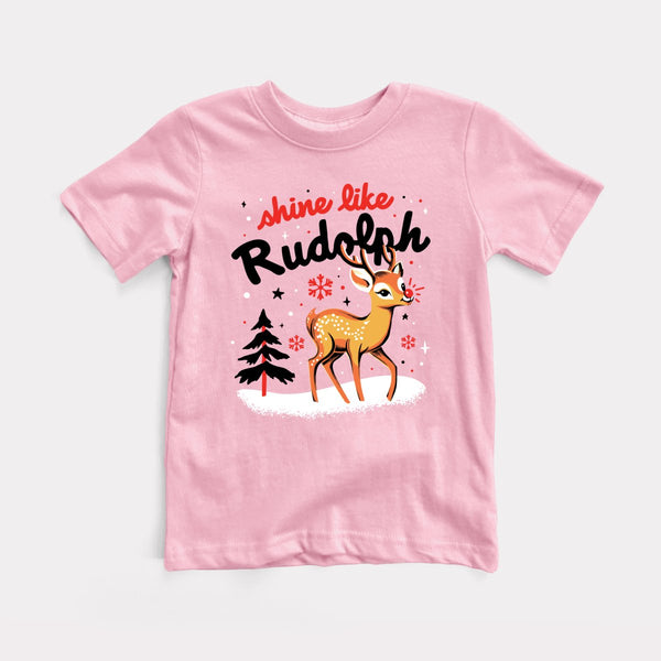 Shine Like Rudolph - Pink - Full Front