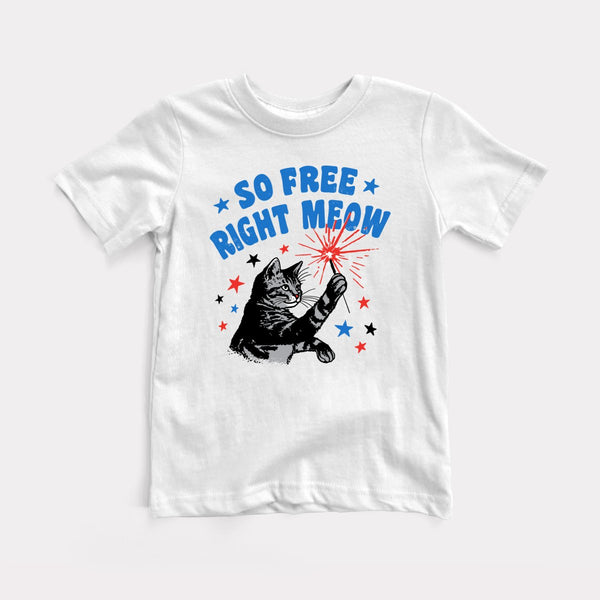 So Free Right Meow - White - Full Front