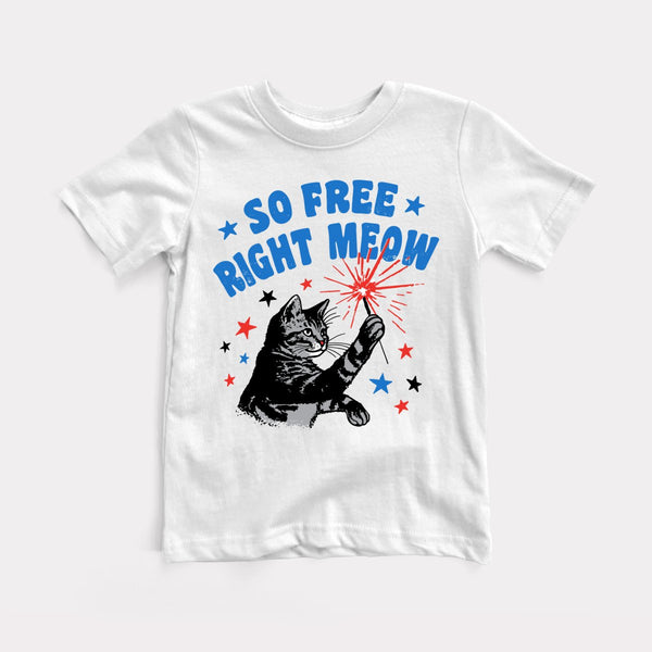 So Free Right Meow - White - Full Front