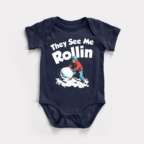 They See Me Rollin' Snowball - Navy - Full Front