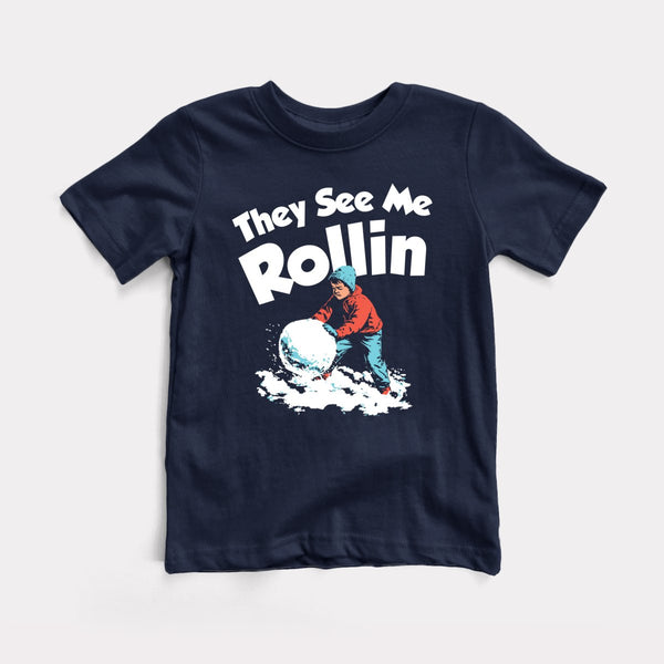 They See Me Rollin' Snowball - Navy - Full Front