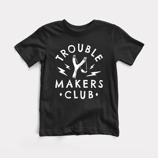 Trouble Makers Club - Black - Full Front