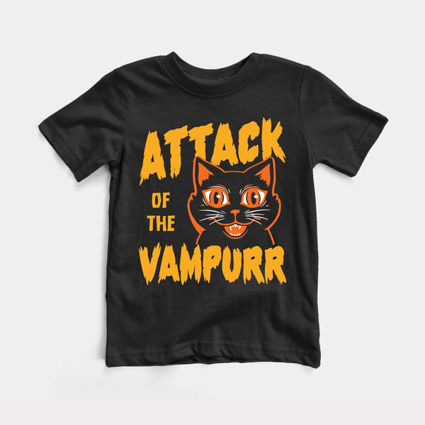 Attack of the Vampurr - Black - Full Front