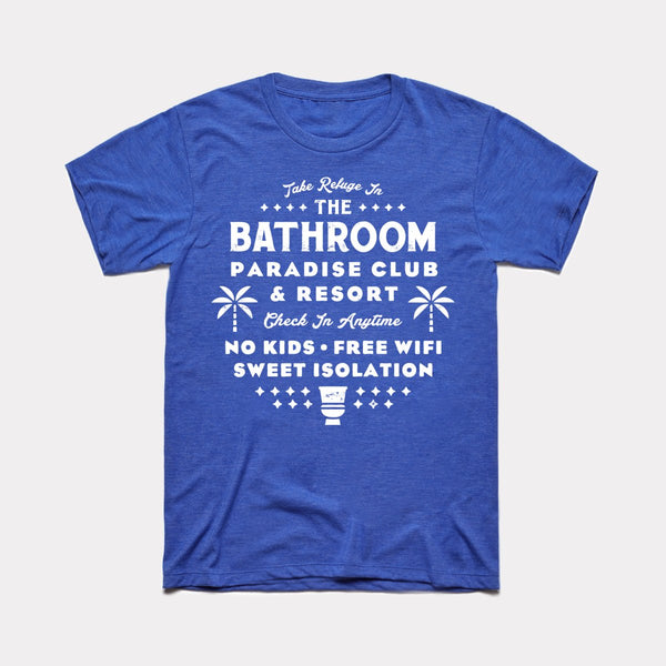 Bathroom Paradise Club - Heather True Royal - Full Front