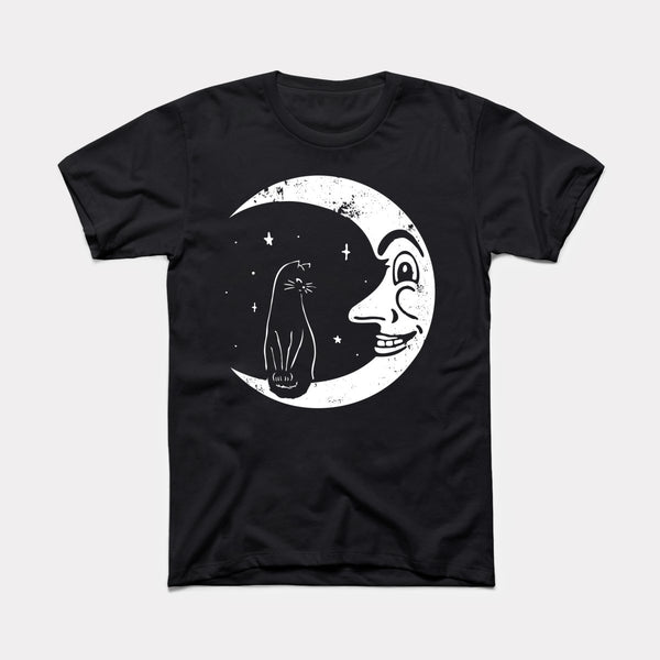 Black Cat Moon - Black - Full Front