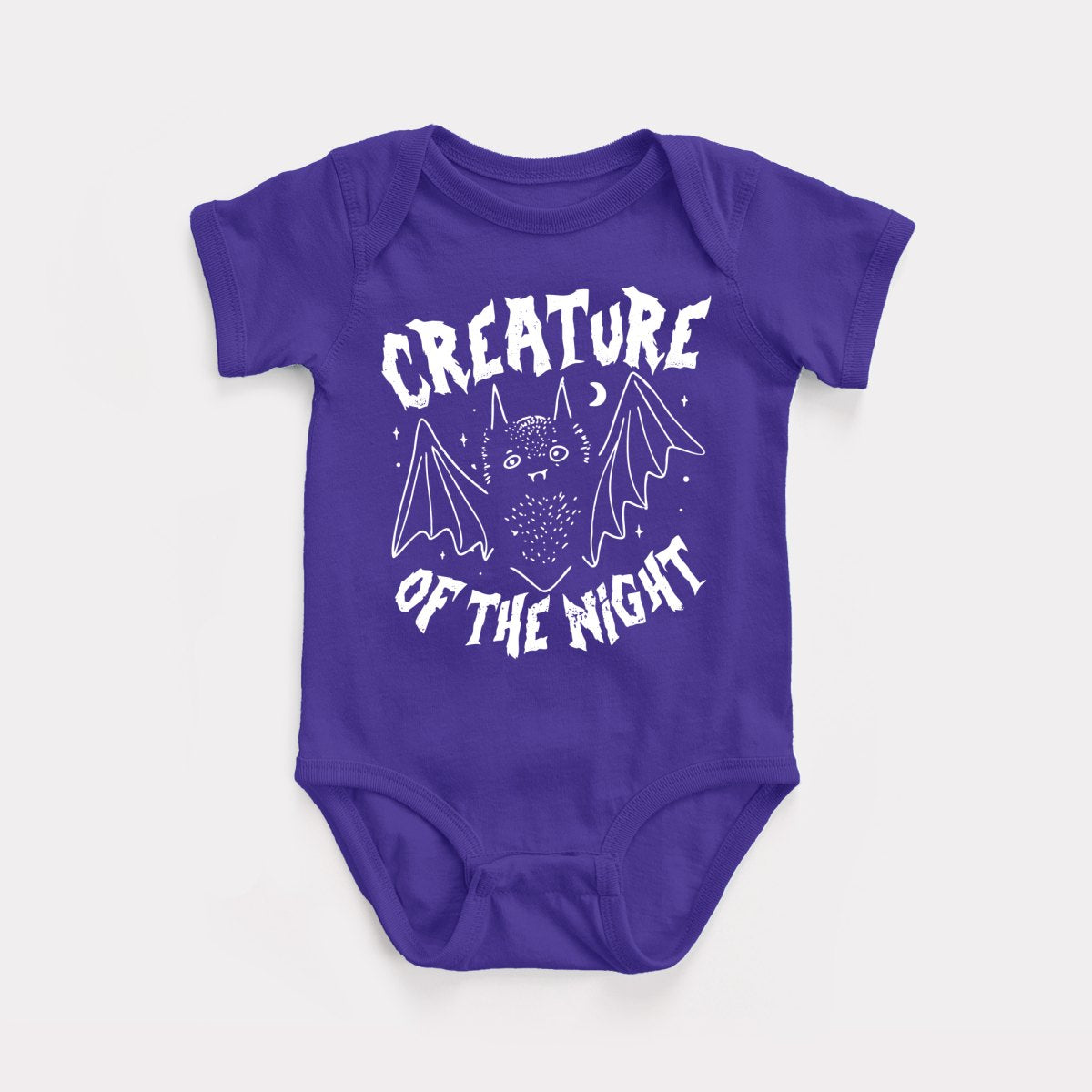 Bodysuit Bébé Gerber Baby Bat - Taille Newborn-9 Mois - Coton Blanc Gothique - Neuf Avec étiquettes