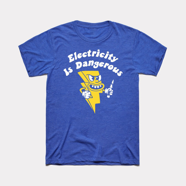 Electricity Is Dangerous - Heather True Royal - Full Front