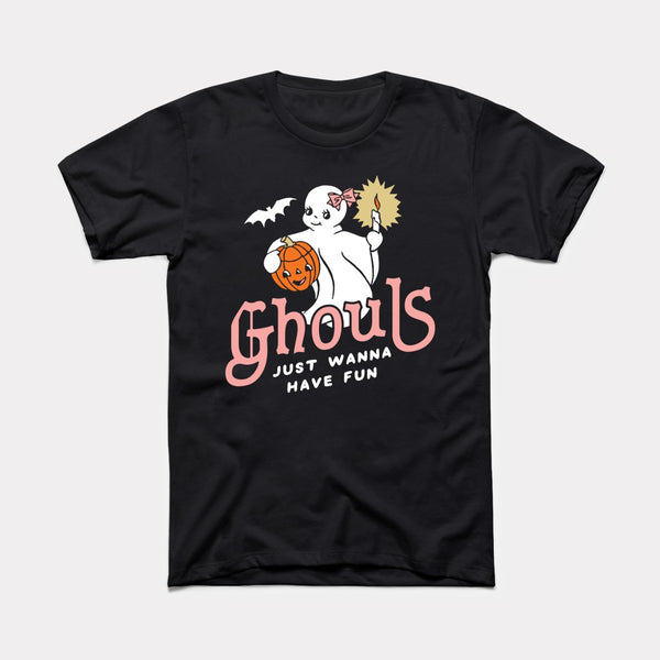 Ghouls Just Wanna Have Fun - Black - Full Front
