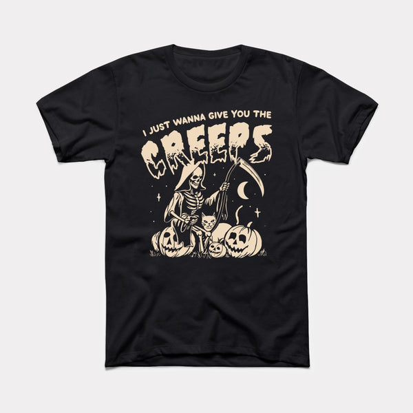 Give You The Creeps - Black - Full Front