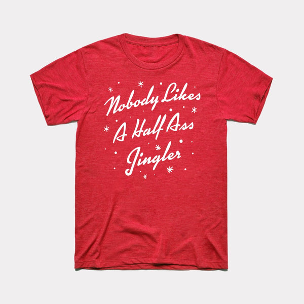Half Ass Jingler - Heather Red - Full Front