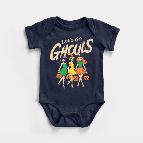 Let's Go Ghouls - Navy - Full Front