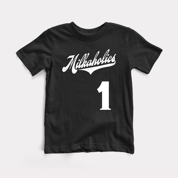 Milkaholics Script - Black - Full Front