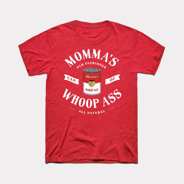 Momma's Whoop Ass - Heather Red - Full Front