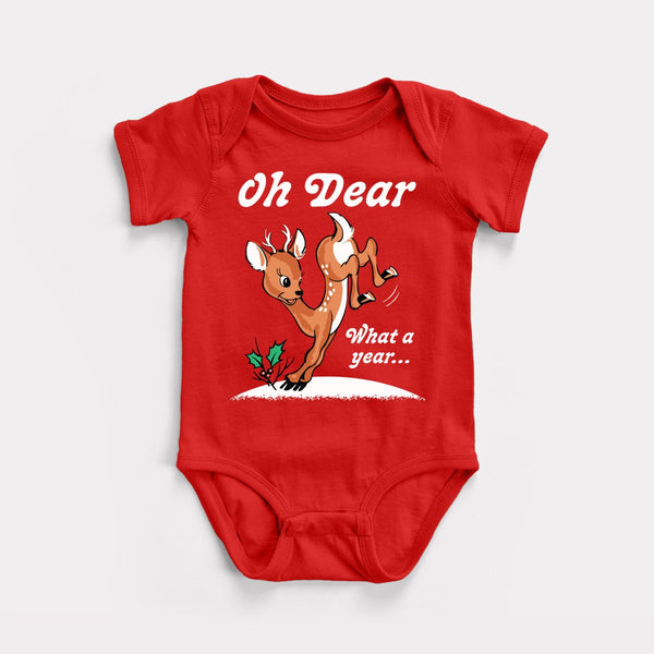 Oh Dear What A Year - Red - Full Front