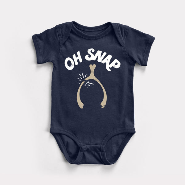 Oh Snap Wishbone - Navy - Full Front