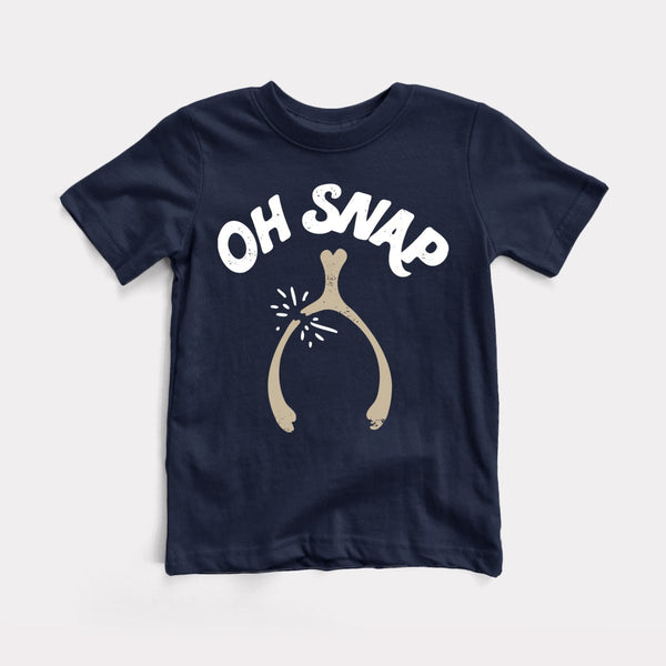 Oh Snap Wishbone - Navy - Full Front