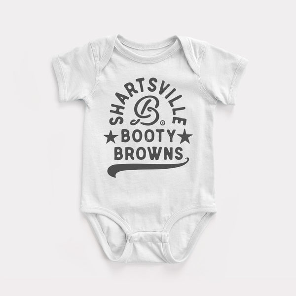 Shartsville Booty Browns - White - Full Front