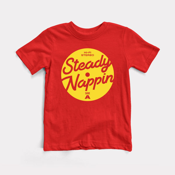 Steady Nappin - Red - Full Front