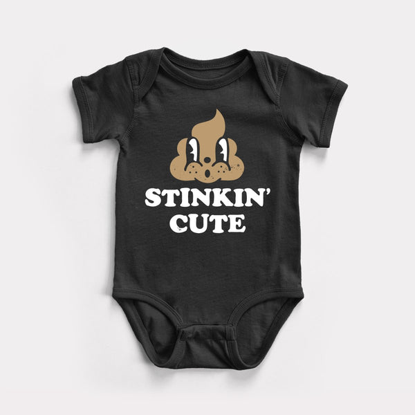 Stinkin' Cute - Black - Full Front
