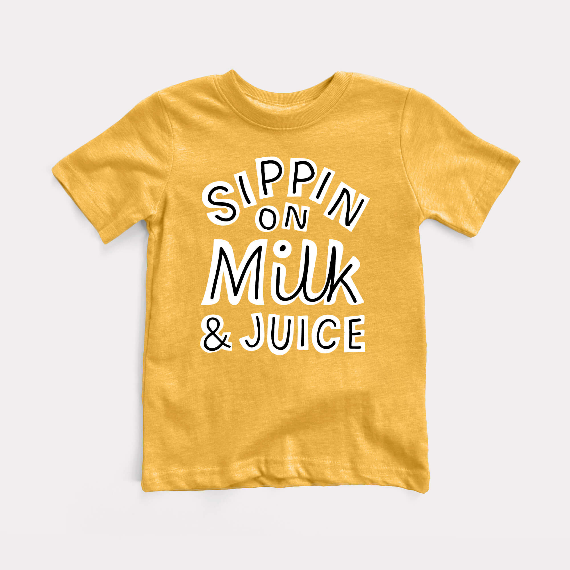 Sippin On Milk And Juice Toddler Tee BabyDoopy