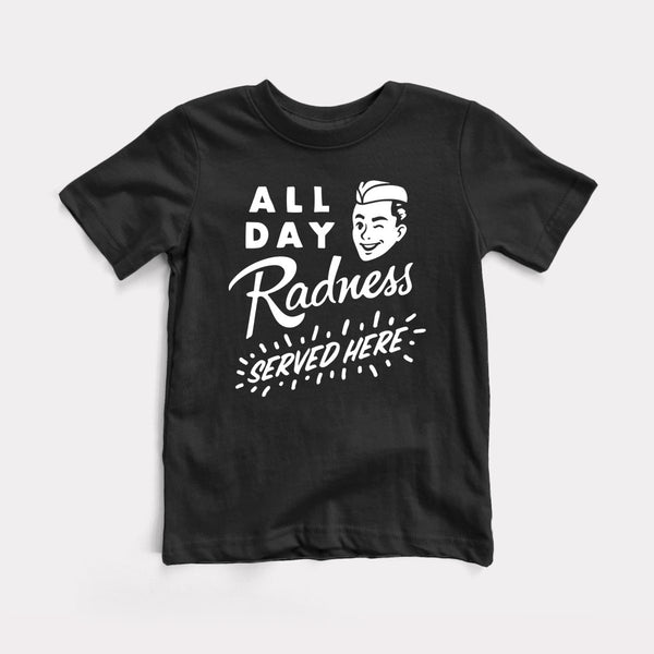 All Day Radness - Black - Full Front