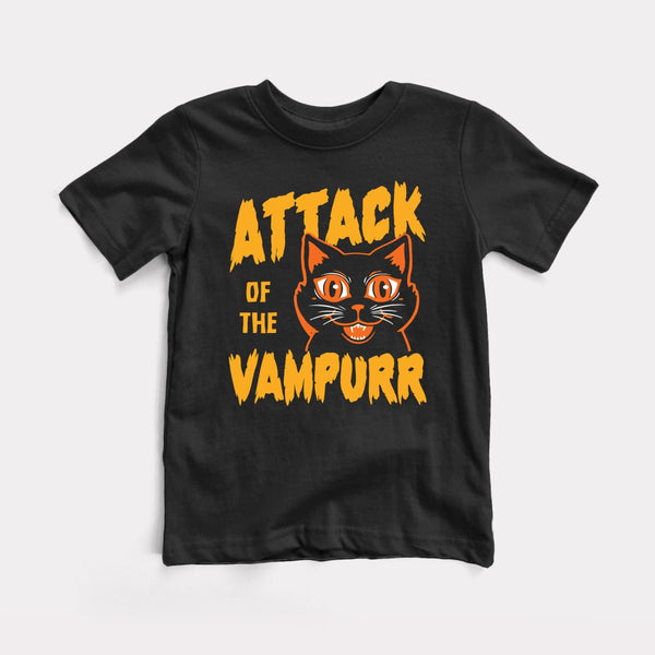Attack of the Vampurr - Black - Full Front