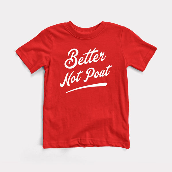 Better Not Pout - Red - Full Front