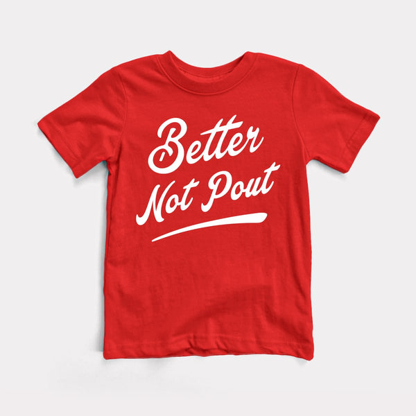 Better Not Pout - Red - Full Front