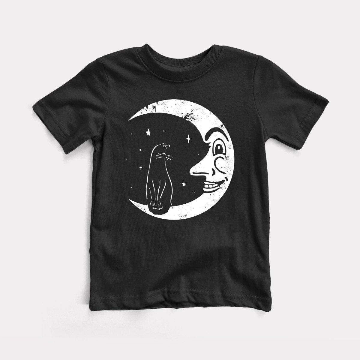 Black Cat Moon Baby Tee – BabyDoopy