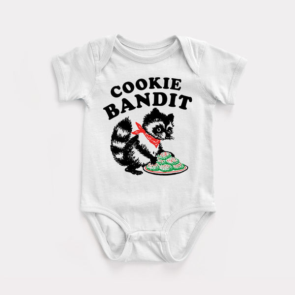 Cookie Bandit - White - Full Front