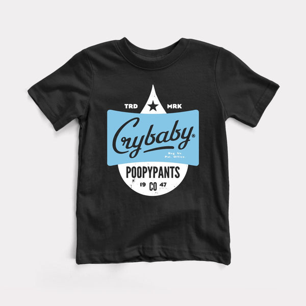 Crybaby Poopypants - Black - Full Front