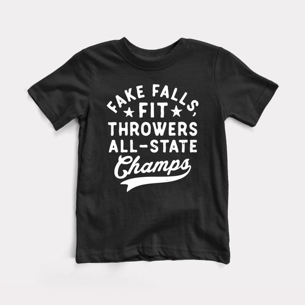 Fake Falls Fit Throwers - Black - Full Front