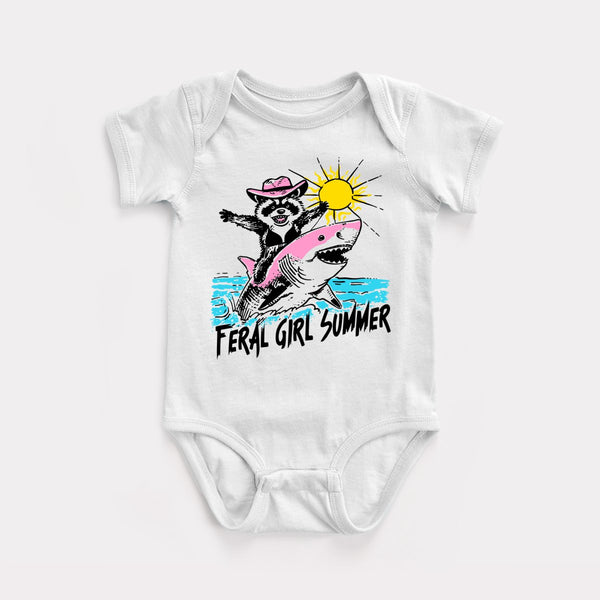 Feral Girl Summer - White - Full Front