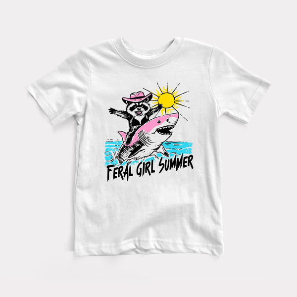 Feral Girl Summer - White - Full Front