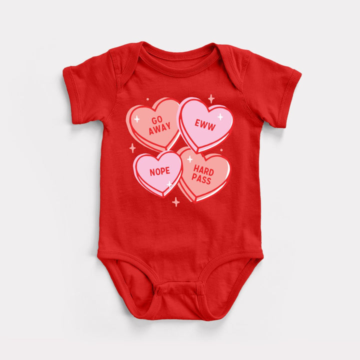 Go Away Eww Nope Baby Bodysuit